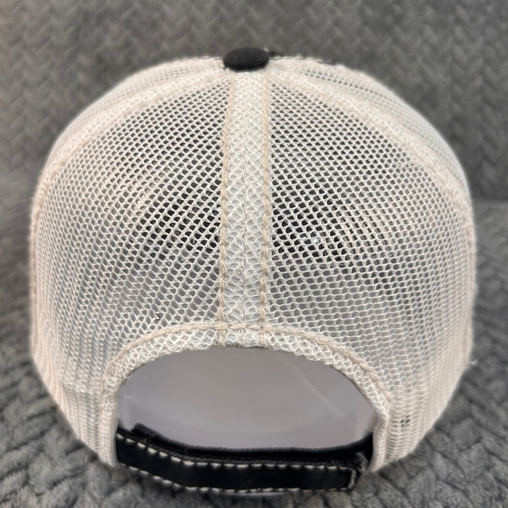 Lake Life Oars Womens Grey Unbranded Trucker Hat Distressed Mesh Back OSFM - Picture 4 of 10